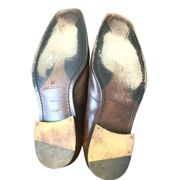 Mezlan Quattro Double Monk Strap Dress Shoe 11.5 Calfskin Leather Handmade Spain - Picture 7 of 7